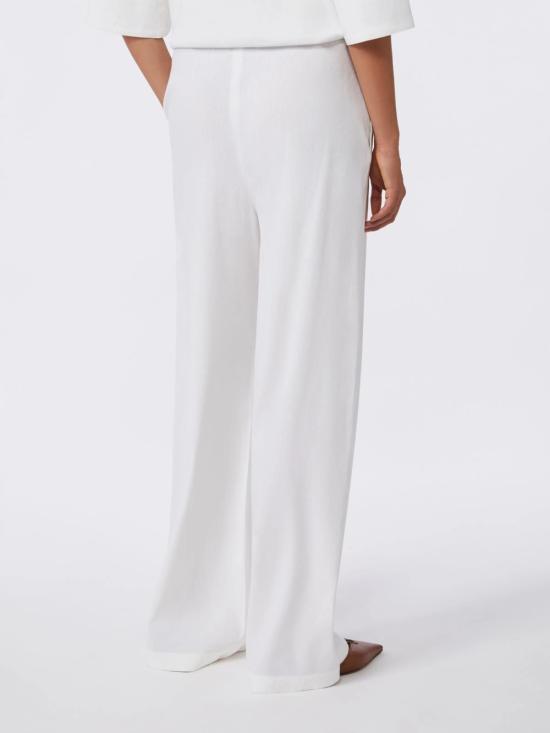 26SS 막스마라 스트레이트 팬츠 2611131029600 001 WHITE - MAX MARA