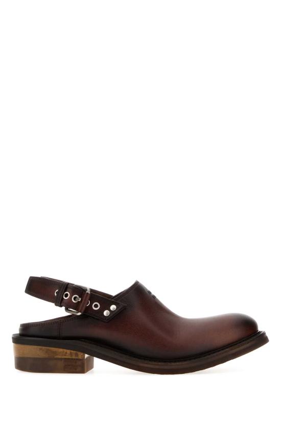 26SS 미우미우 풀 가죽 뮬 5R667EFA0455OD F0201 BROWN