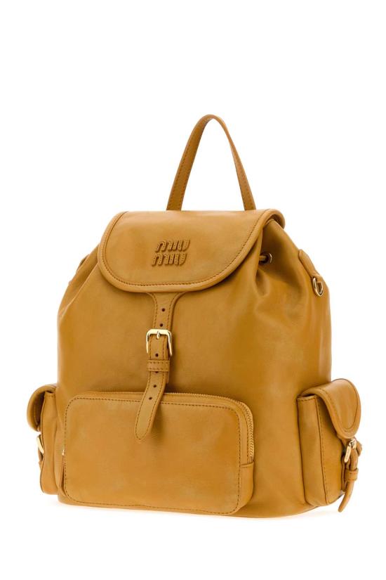 26FW 미우미우 백팩 5BZ042AF6P F0R55 YELLOW - MIU MIU