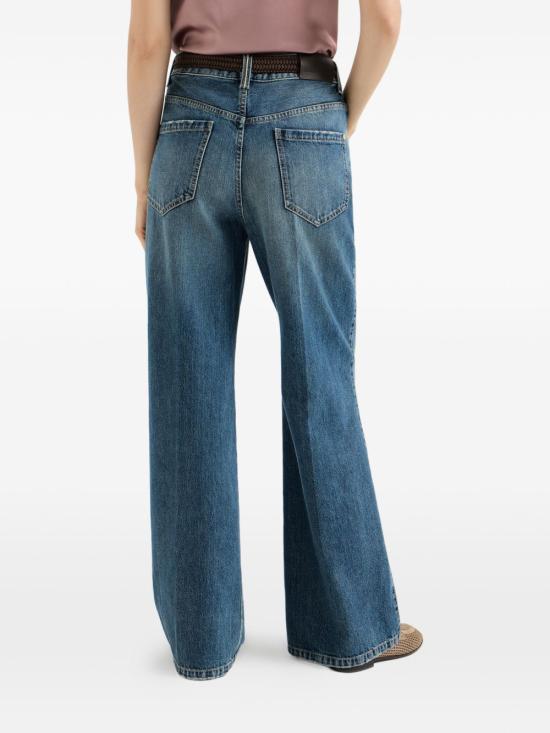 26SS 브루넬로 쿠치넬리 스트레이트 팬츠 MA095P4045C9039 BLU - BRUNELLO CUCINELLI