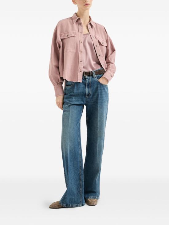 26SS 브루넬로 쿠치넬리 스트레이트 팬츠 MA095P4045C9039 BLU - BRUNELLO CUCINELLI