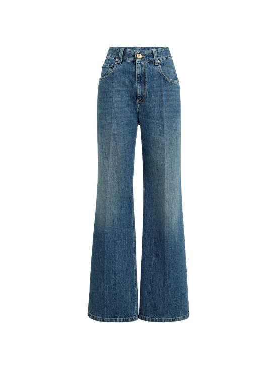 26SS 브루넬로 쿠치넬리 스트레이트 팬츠 MA095P4045C9039 BLU