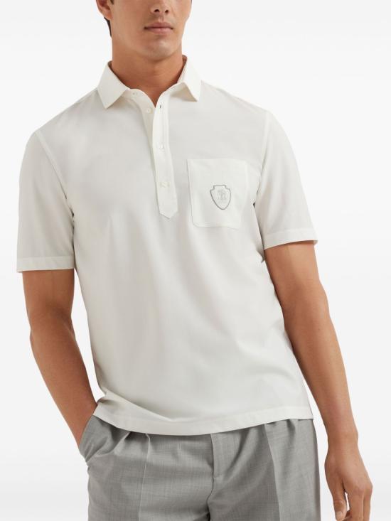 26SS 브루넬로 쿠치넬리 긴팔 셔츠 MM6961301FCTL60 BIANCO - BRUNELLO CUCINELLI