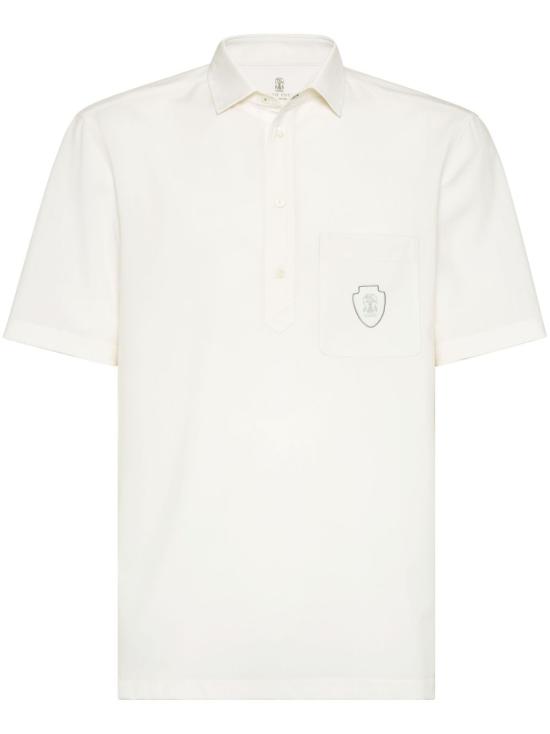 26SS 브루넬로 쿠치넬리 긴팔 셔츠 MM6961301FCTL60 BIANCO