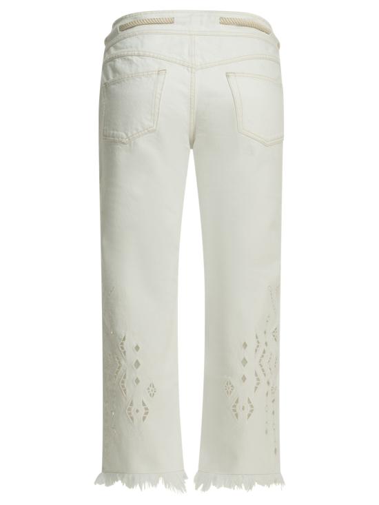 26SS 이자벨마랑 스트레이트 팬츠 26EPA0694FAD2H01I20WH WHITE - ISABEL MARANT