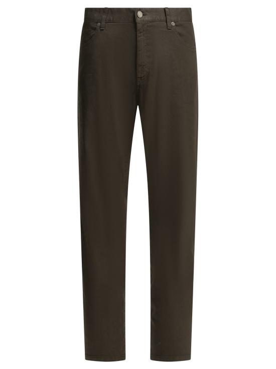 26SS 에르메네질도제냐 스트레이트 팬츠 UHP16A3CITYM09 BROWN