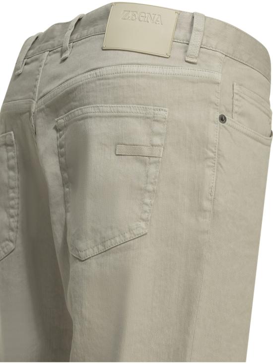 26SS 에르메네질도제냐 스트레이트 팬츠 UHP16A3CITYK01 GREY - ERMENEGILDO ZEGNA