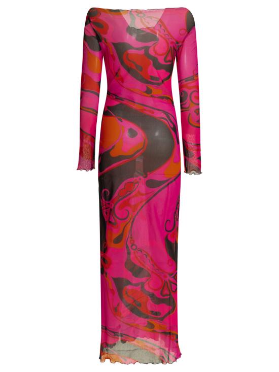 26SS 에밀리오푸치 미디 원피스 6HJI356H739026 FUCHSIA - EMILIO PUCCI