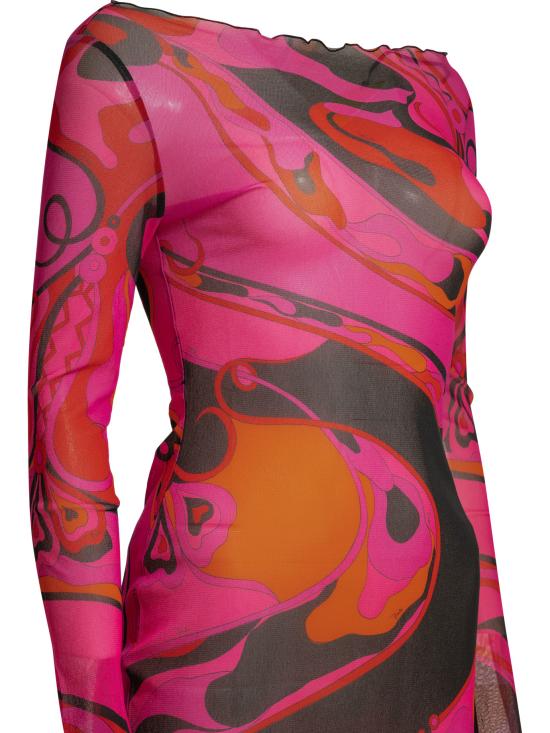 26SS 에밀리오푸치 미디 원피스 6HJI356H739026 FUCHSIA - EMILIO PUCCI