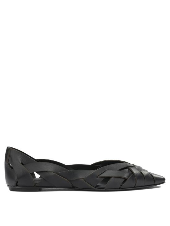 26SS 델 칼로 플랫 슈즈 12101LISINATURNERO BLACK