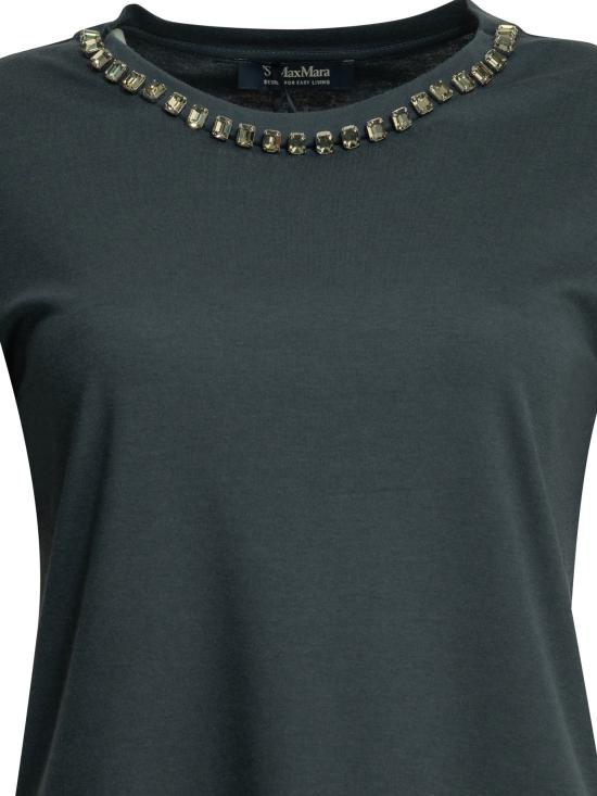 26SS 에스막스마라 반팔 티셔츠 2619971013600SMMBINGO006 BLUE - 'S MAX MARA