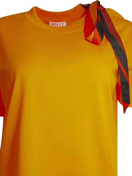 26SS 에밀리오푸치 반팔 티셔츠 6HKM716H950326 ORANGE - EMILIO PUCCI