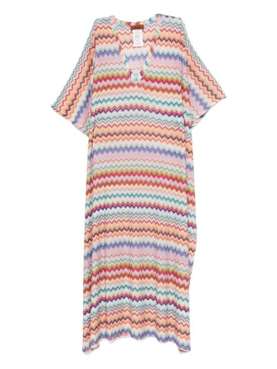 26SS 미소니 미디 원피스 MC23SQ05 BR014FSM9WV MULTICOLOUR