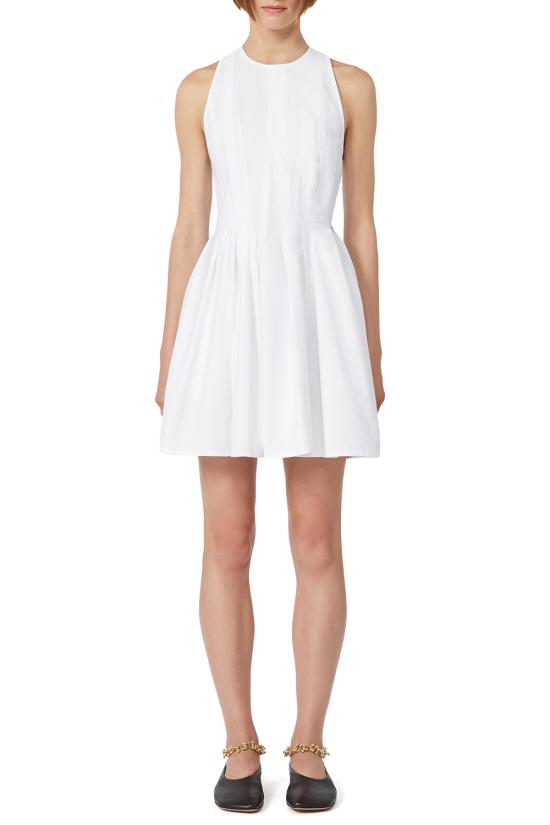 26SS 스포트막스 미디 원피스 2612221102600 001 White - SPORTMAX