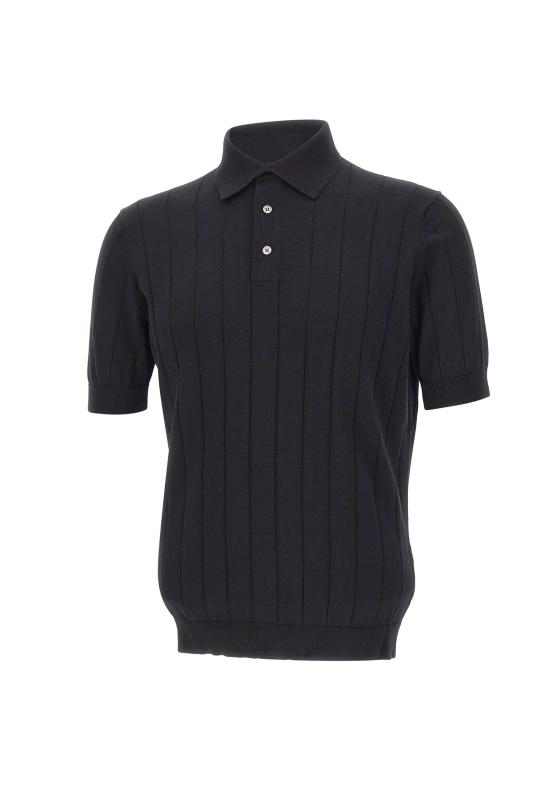 26SS 필리포 드 로렌티스 폴로 티셔츠 PL1MC CR14C990 BLACK