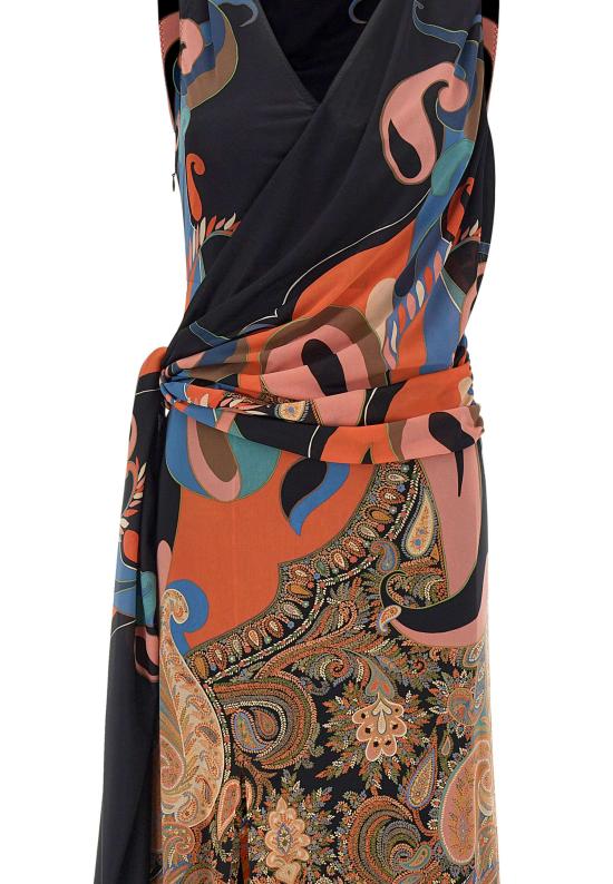 26SS 에트로 미디 원피스 WRHA0635 99IPS13X0810 MULTICOLOR - ETRO