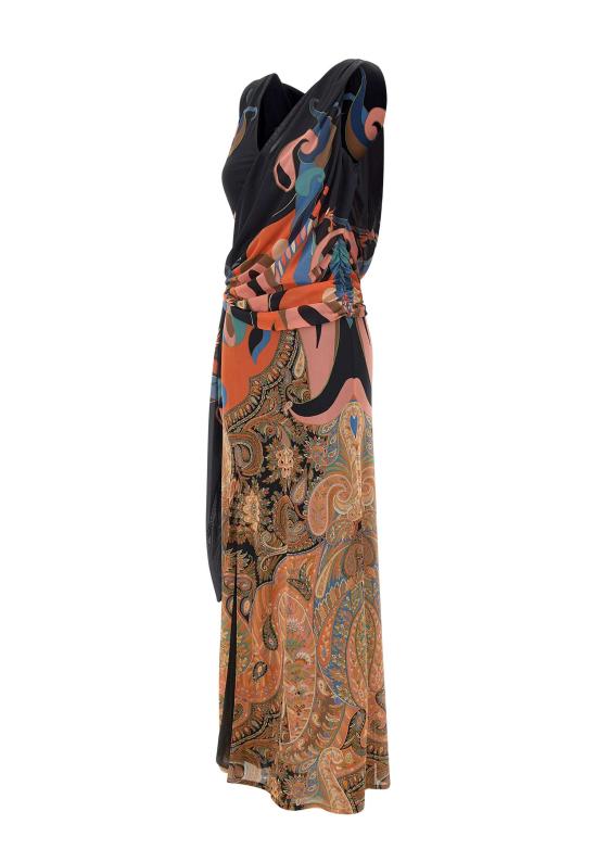 26SS 에트로 미디 원피스 WRHA0635 99IPS13X0810 MULTICOLOR - ETRO