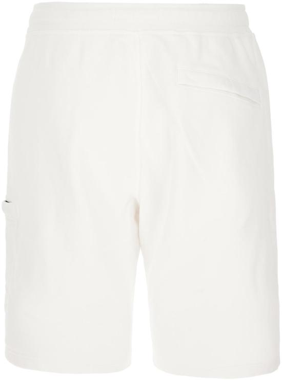 26SS 스톤 아일랜드 오가닉 코튼 플리스 레귤러핏 카고 포켓 조거 쇼츠 S156200011S0051V0001 WHITE - STONE ISLAND