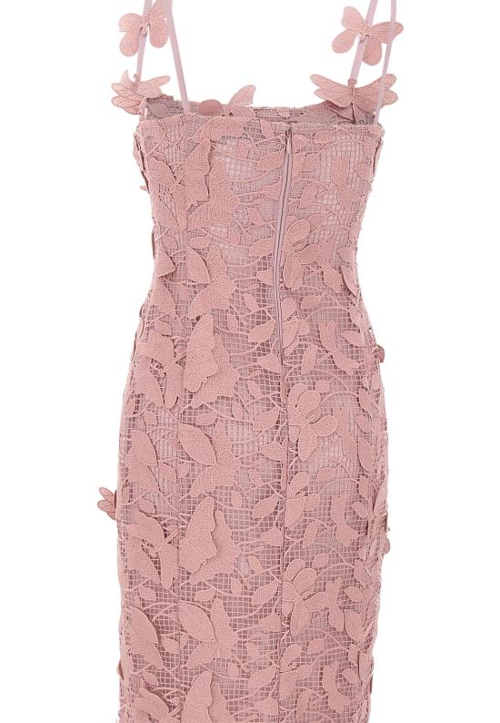 26SS 블루마린 미디 원피스 4A443A N0114 Pink - BLUMARINE