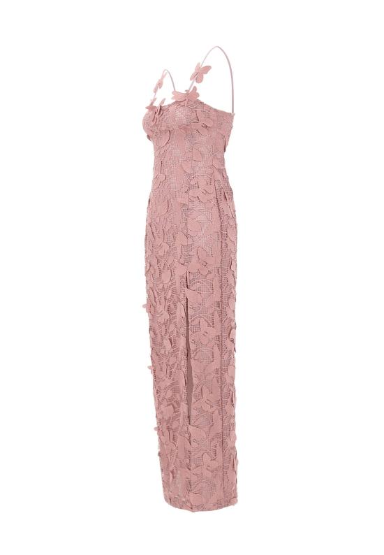 26SS 블루마린 미디 원피스 4A443A N0114 Pink - BLUMARINE