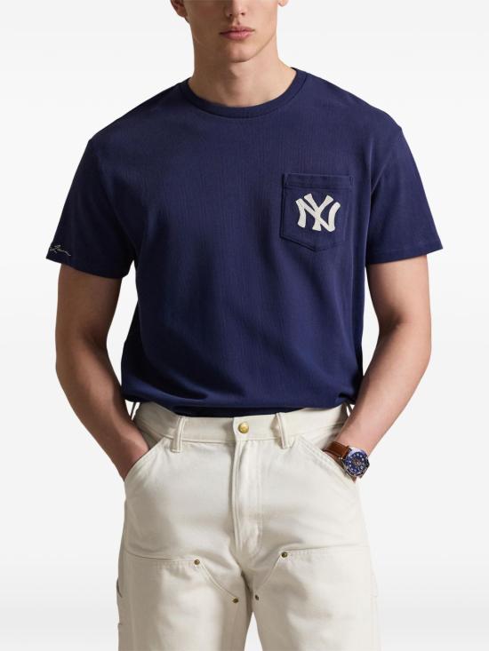 26SS RALPH LAUREN X MLB 반팔 티셔츠 710B14475 004 Blue - OTHER BRANDS