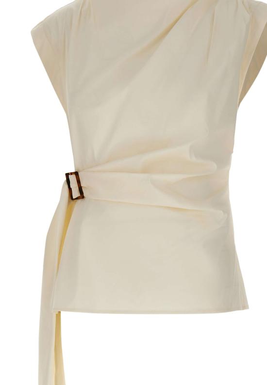 26SS 마렐라 민소매 티셔츠 2613161072200 001 WHITE - MARELLA