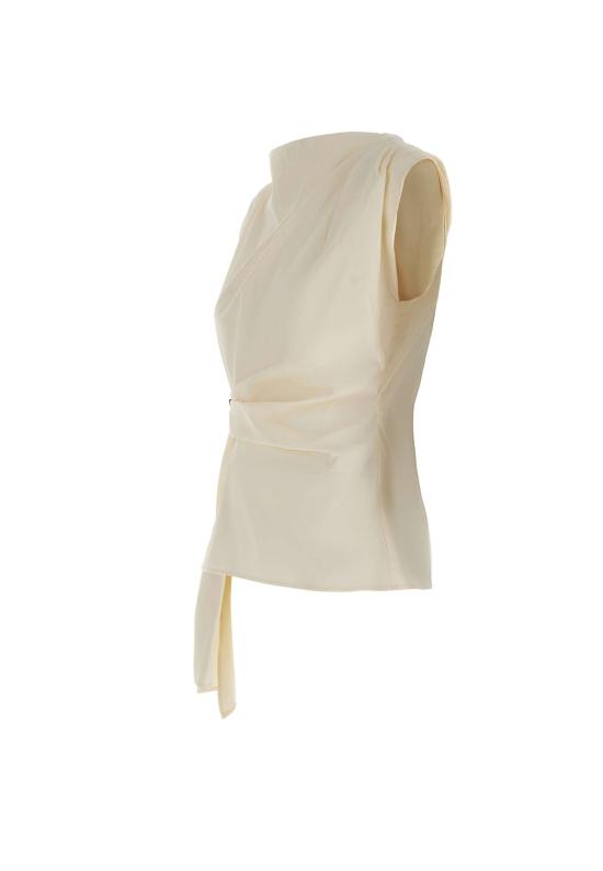 26SS 마렐라 민소매 티셔츠 2613161072200 001 WHITE - MARELLA