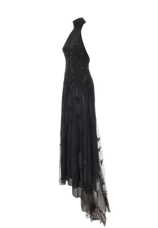 26SS 블루마린 미디 원피스 4A430A F0990 BLACK - BLUMARINE