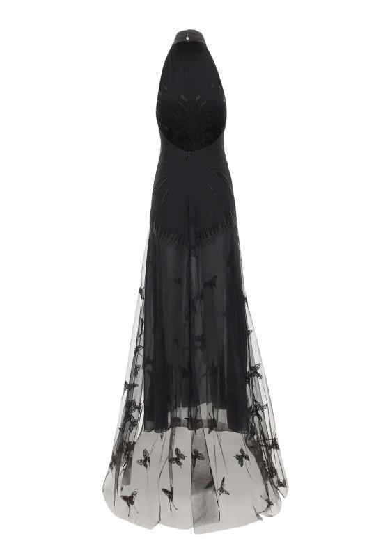 26SS 블루마린 미디 원피스 4A430A F0990 BLACK - BLUMARINE