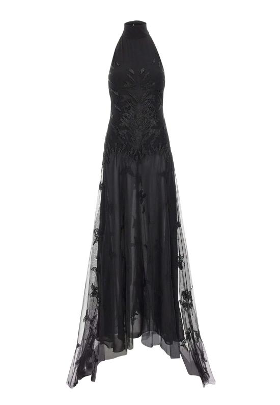 26SS 블루마린 미디 원피스 4A430A F0990 BLACK