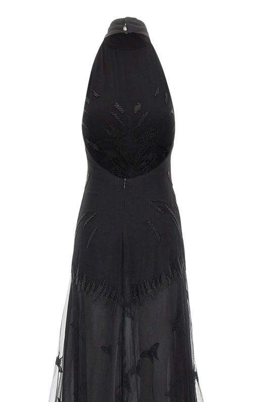 26SS 블루마린 미디 원피스 4A430A F0990 BLACK - BLUMARINE
