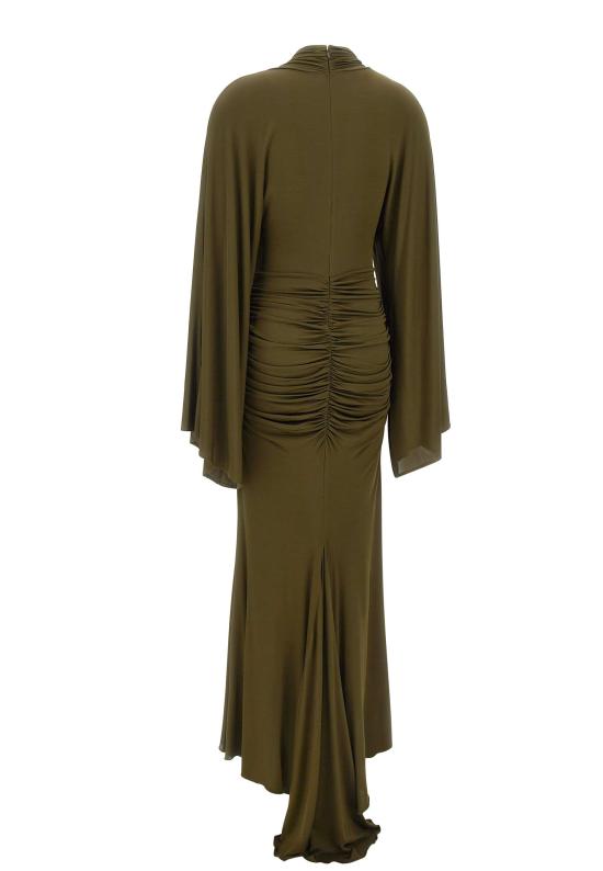 26SS 블루마린 미디 원피스 4A489A N0519 GREEN - BLUMARINE