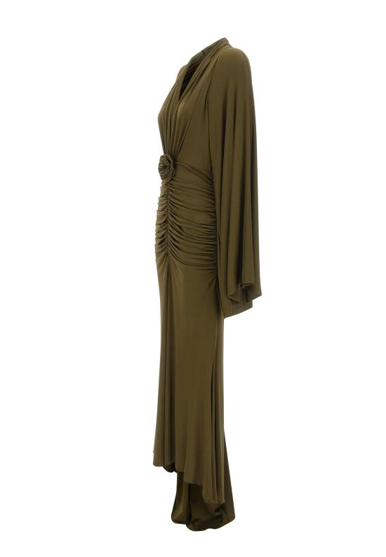 26SS 블루마린 미디 원피스 4A489A N0519 GREEN - BLUMARINE