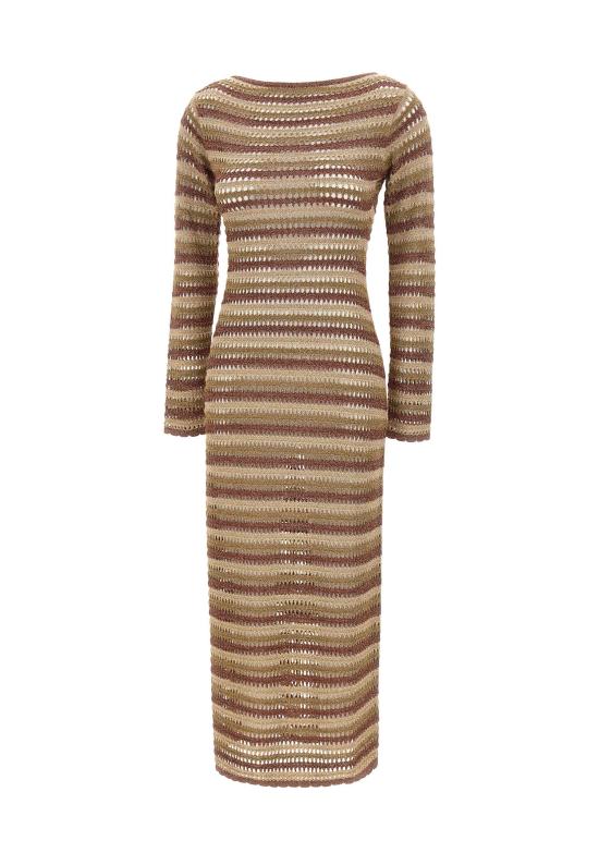 26SS 세인트바쓰 미디 원피스 RYN0001 00492L BROWN