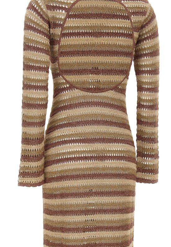 26SS 세인트바쓰 미디 원피스 RYN0001 00492L BROWN - MC2 SAINT BARTH
