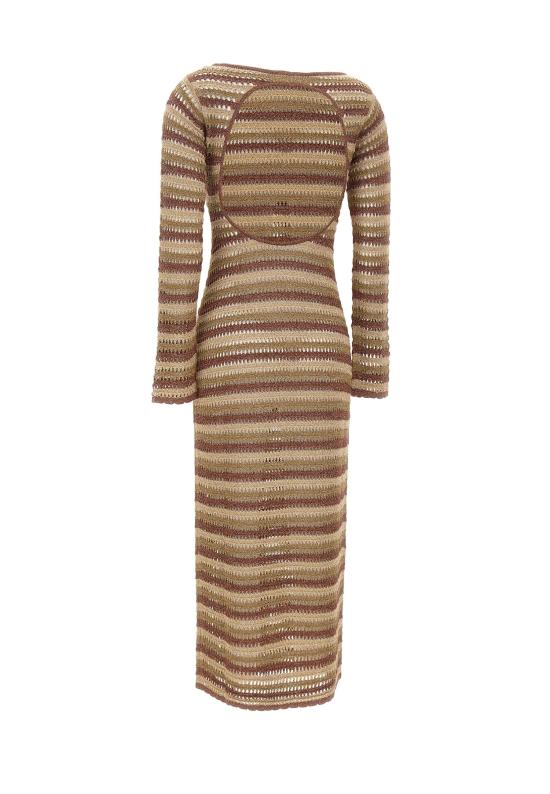 26SS 세인트바쓰 미디 원피스 RYN0001 00492L BROWN - MC2 SAINT BARTH
