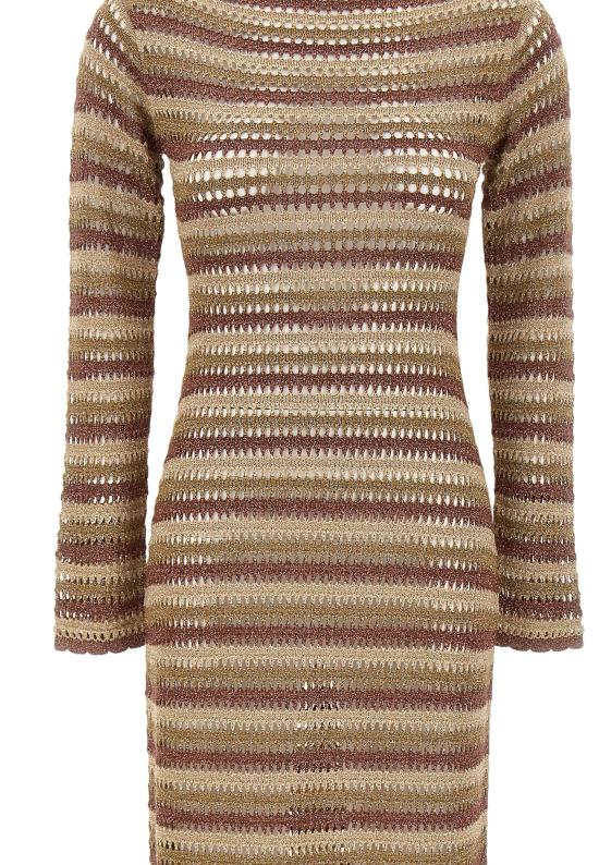 26SS 세인트바쓰 미디 원피스 RYN0001 00492L BROWN - MC2 SAINT BARTH