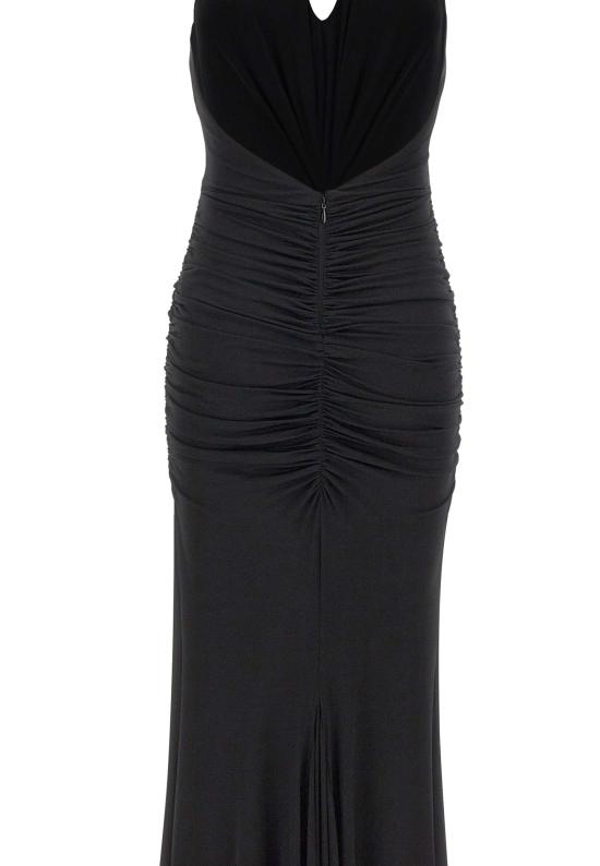 26SS 블루마린 미디 원피스 4A467A N0990 BLACK - BLUMARINE