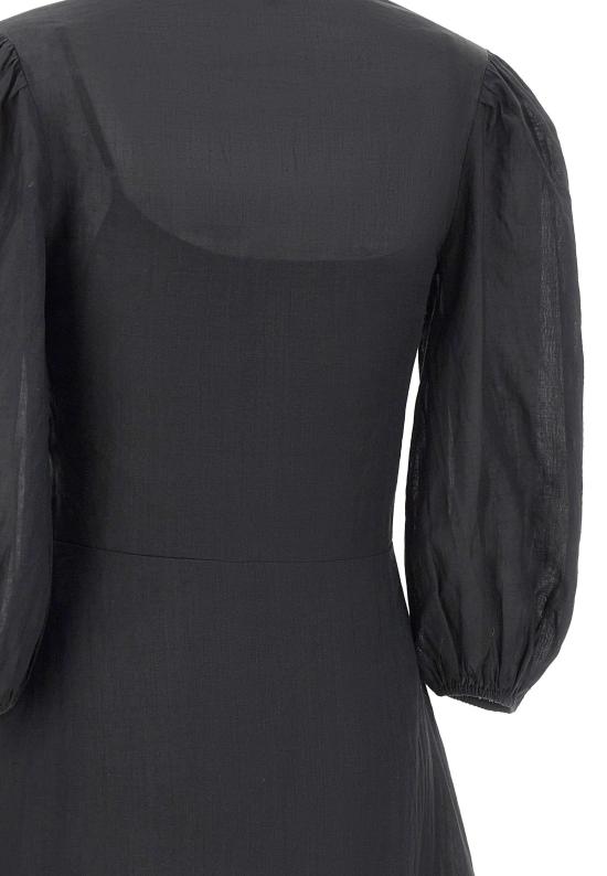 26SS 보스 미디 원피스 50556737 001 BLACK - BOSS