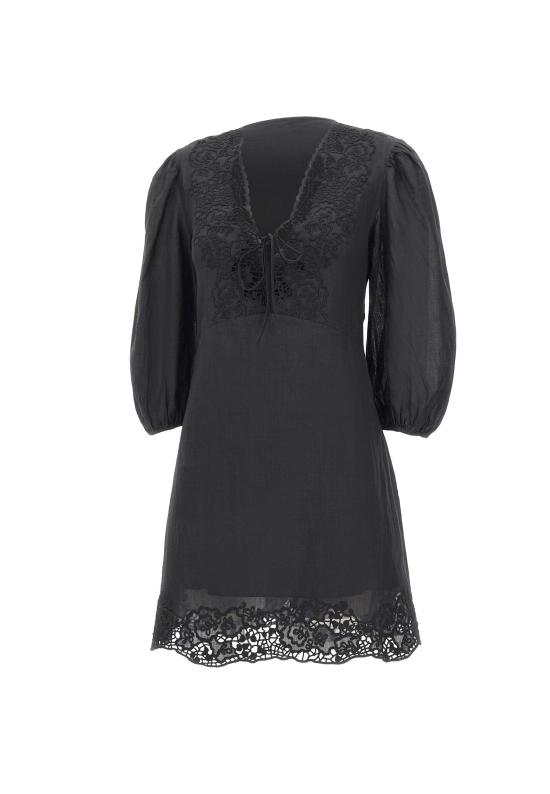 26SS 보스 미디 원피스 50556737 001 BLACK