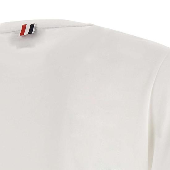 26FW 톰브라운 저지 릴렉스드 사이드 슬릿 티 MJS067A 00042100 WHITE - THOM BROWNE
