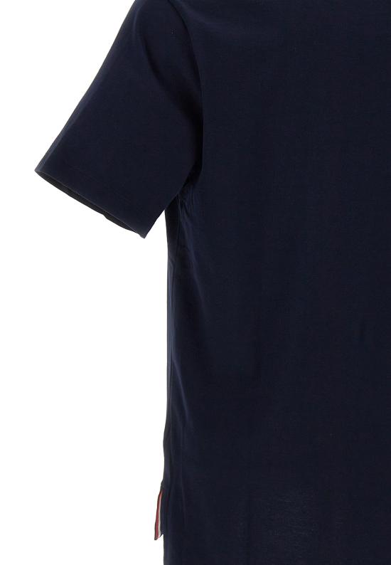 26FW 톰브라운 저지 릴렉스드 사이드 슬릿 티 MJS067A 00042415 BLUE - THOM BROWNE