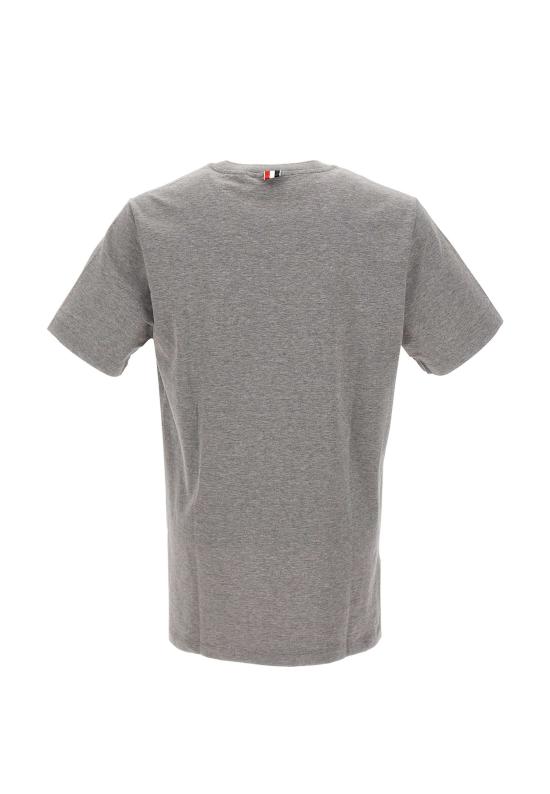 26FW 톰브라운 저지 릴렉스드 사이드 슬릿 티 MJS067A 00042055 GREY - THOM BROWNE