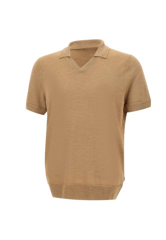 26SS 보스 폴로 티셔츠 50560504 264 BEIGE