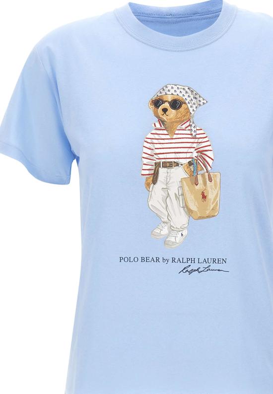 26SS 폴로 랄프로렌 반팔 티셔츠 211A12734 001 Light Blue - POLO RALPH LAUREN