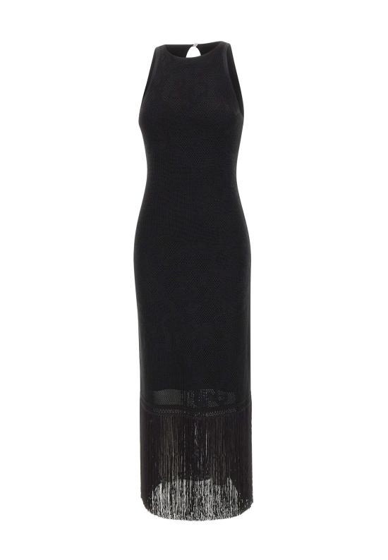 26SS 보스 미디 원피스 50559734 001 BLACK