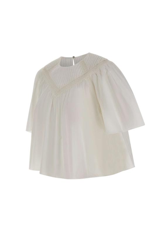26SS 보스 블라우스 50559223 118 WHITE - BOSS