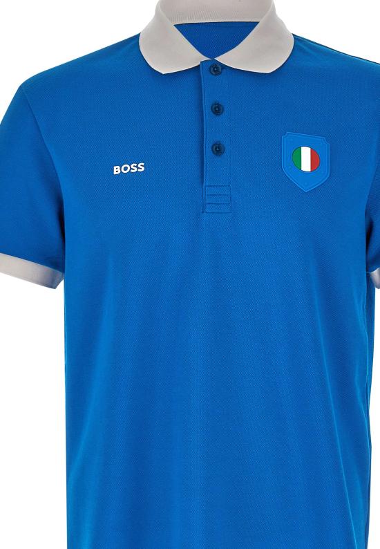 26SS 보스 폴로 티셔츠 50559263 430 LIGHT BLUE - BOSS