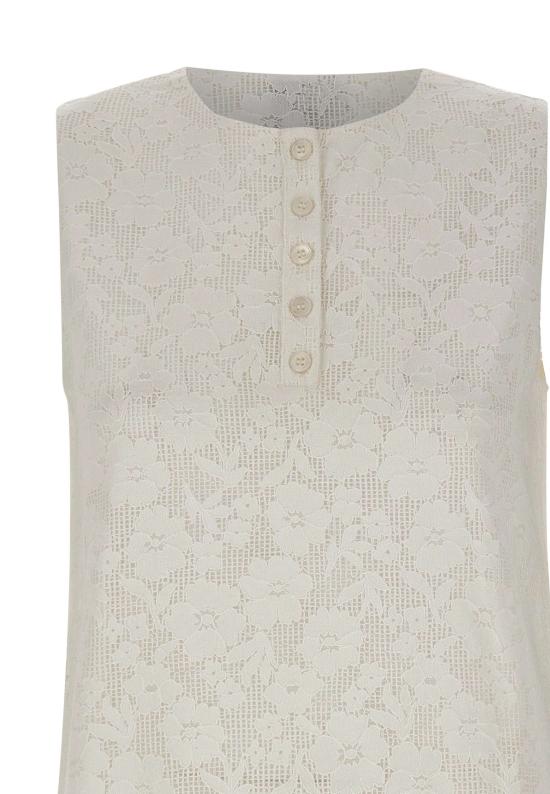 26SS 마렐라 민소매 티셔츠 2613941072200 001 WHITE - MARELLA