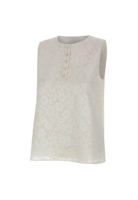 26SS 마렐라 민소매 티셔츠 2613941072200 001 WHITE